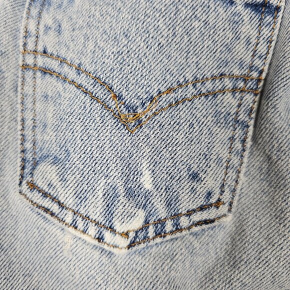 Vintage 90s Levis Orange Tab Slim Fit Cotton Womens Size 10 Blue Denim Jeans - Picture 4 of 12